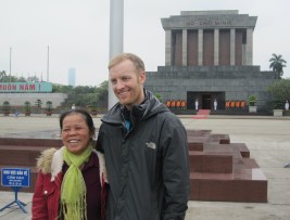 Chris Cummins Reise Journalist in Vietnam, Ho Chi Minh Palast
